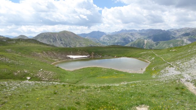 Le lac juste avant le Col de Pourriac