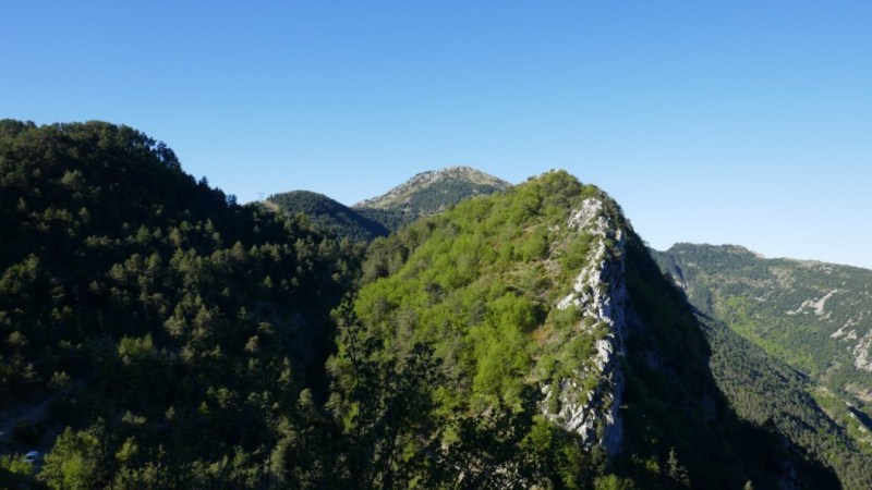 Vue inhabituelle sur le Mont Férion, du Col Saint-Michel