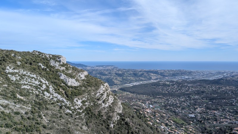 L'embouchure du Var et Nice