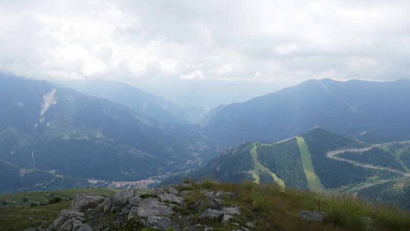 Vallée de la Vésubie et pistes de la Colmiane
