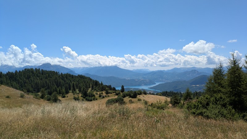 Vue sur le Lac de Serre-Ponçon