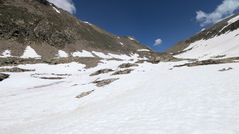 Au pied du Colle di Morti