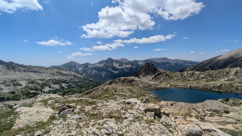 Du second Lac des Bresses vers le sud-ouest