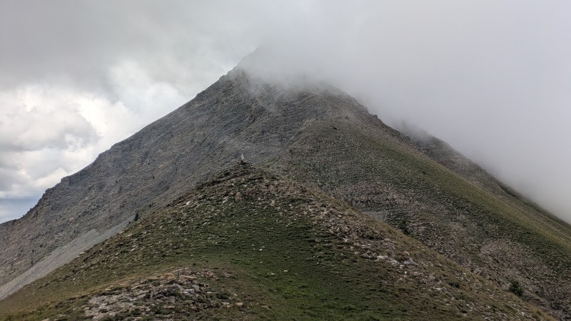 Arrivée au Col du Brunel