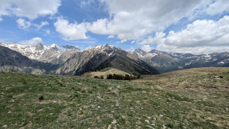 Panorama de la Cime de l'Agnel à la Cime du Diable