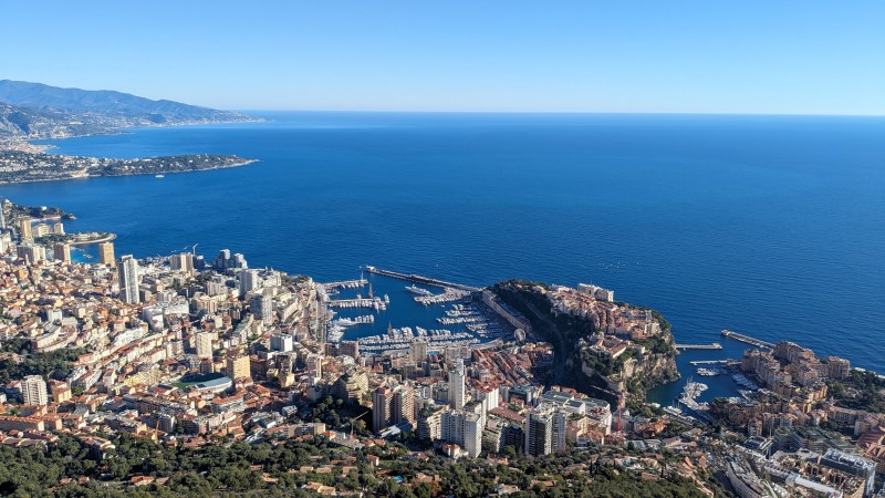 Vue sur la Principauté de Monaco