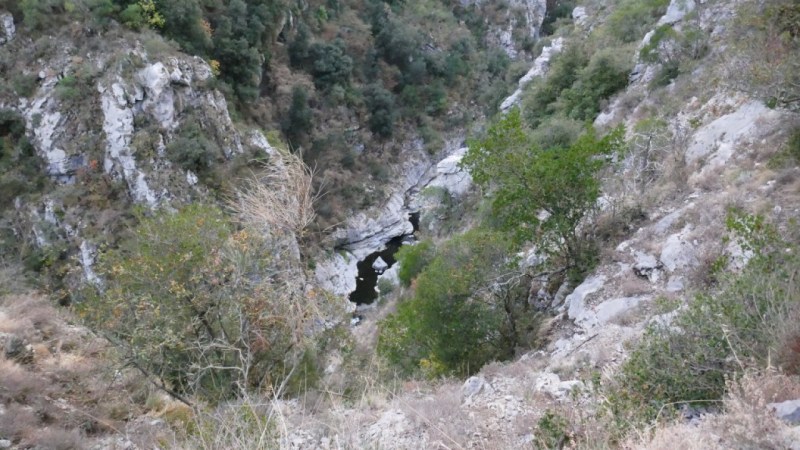 Gorges de la Bévéra, sous le Col de Vescavo