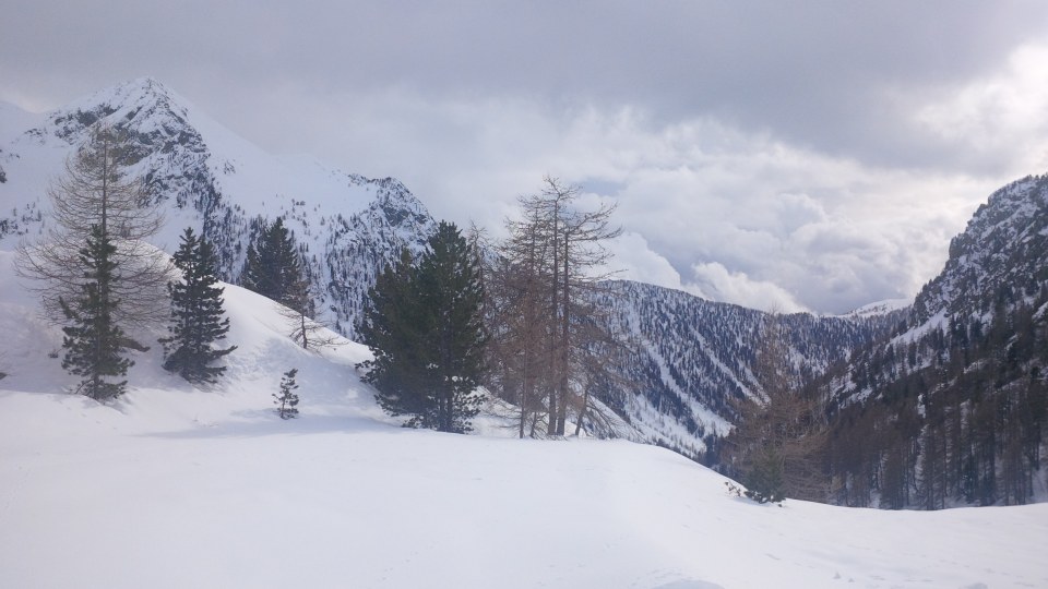 Sous le refuge de la Cougourde, dans le Boréon