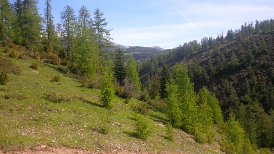 En route pour le Dôme de Barrot