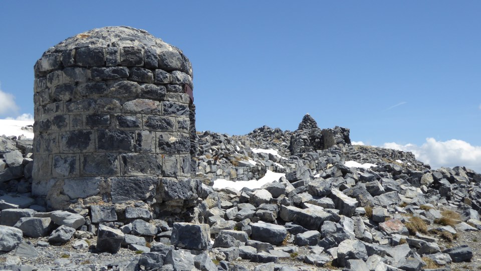 L'ancien observatoire du Mont Mounier